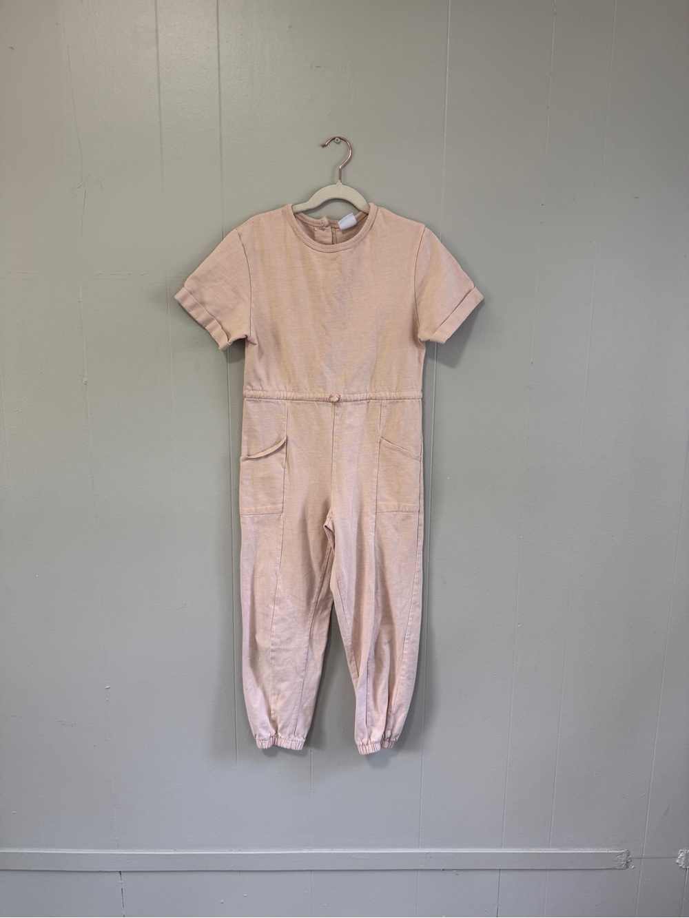 Zara Cream Kids One-Piece Jumpsuit